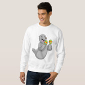 Sweatshirt Sceller comme musicien avec Maracas (Devant entier)