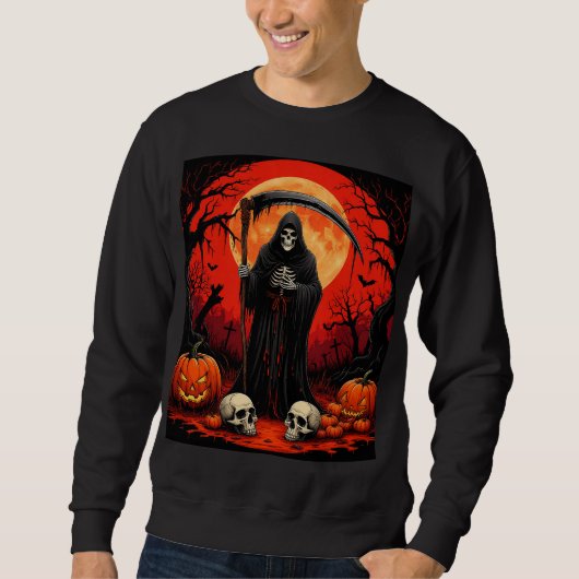 Sweatshirt Scène de la Faucheuse (Devant)