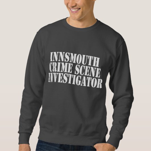 Sweatshirt Scène du crime d'Innsmouth (Devant)