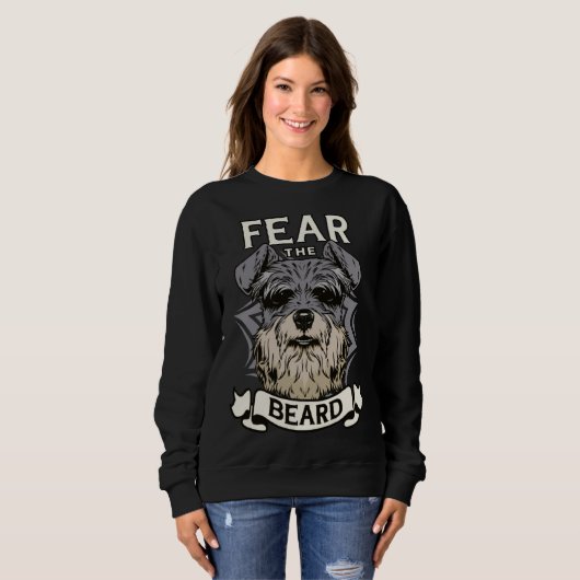 Sweatshirt Schnauzer dog (Devant entier)