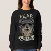 Sweatshirt Schnauzer dog (Devant)