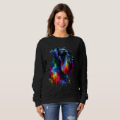 Sweatshirt Schnauzer, géant de l'art (Devant entier)
