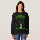 Sweatshirt Schnauzer Jour de la Saint Patrick Lover Irish Sha (Devant entier)