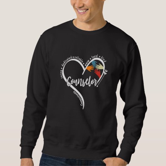 Sweatshirt School Counselor Appreciation Funny Counseling Wee (Devant)
