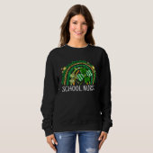 Sweatshirt School Nurse Rainbow Lucky St Patrick's Day Shamro (Devant entier)