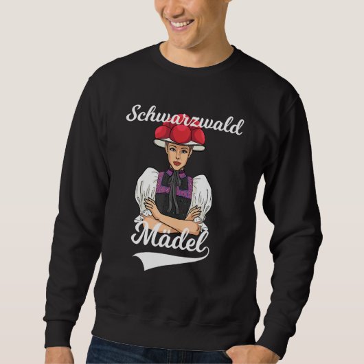 Sweatshirt Schwarzwald Bollenhut Accueil Forêt-Noire Fille (Devant)