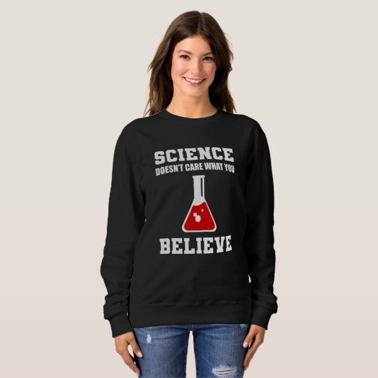 Sweatshirt Science Doesn't Care Entomologist (Devant entier)