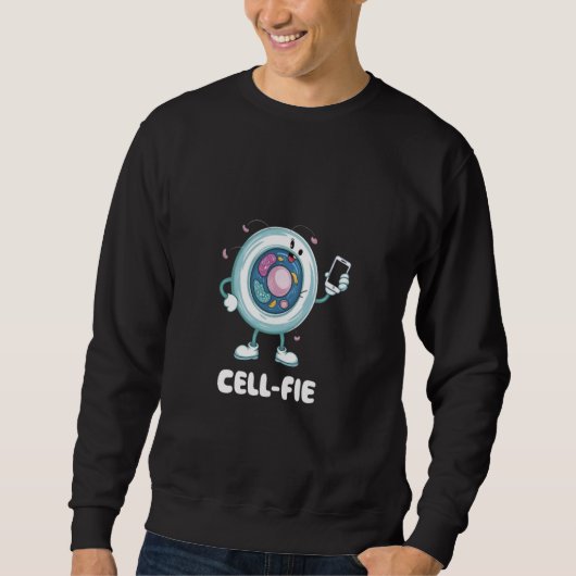 Sweatshirt Science Enseignant Chemise Cellule Fie Science Pun (Devant)