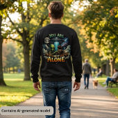 Sweatshirt Science-fiction Cosmique - Vous n'êtes pas seul Ex