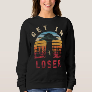 Sweatshirt Science-Fiction Rétro Croyant Ufo Ufo Enduction
