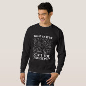 Sweatshirt Science  Idea Physicist Math Physics (Devant entier)