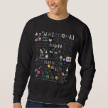 Sweatshirt Science Physique Chimie des mathématiques Biologie<br><div class="desc">Le cadeau idéal lorsque vous enseignez la chimie ou que vous êtes enseignant de sciences à l'école ou à l'université. Un drôle de vêtement de science.</div>