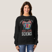 Sweatshirt Scientifique Filles de sciences Femmes Laboratoire (Devant entier)