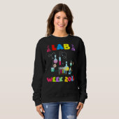Sweatshirt Scientist Lab Week 2022 Expérience Lab Nerdy (Devant entier)