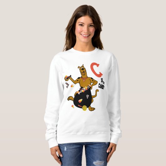 Sweatshirt Scooby-Doo | C est pour Candy (Devant entier)