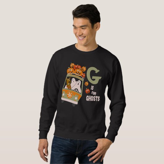 Sweatshirt Scooby-Doo | G est pour Ghosts (Devant entier)