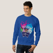 Sweatshirt Scooby-Doo | La Machine Mystérieuse Sans Peur (Devant entier)