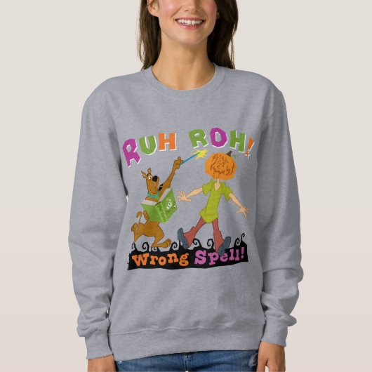 Sweatshirt Scooby-Doo | Ruh Roh ! Mauvais sort ! (Devant)