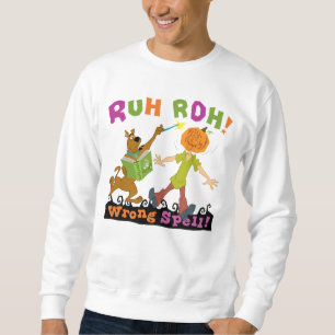 Sweatshirt Scooby-Doo Ruh Roh ! Mauvais sort !