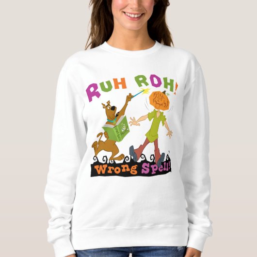 Sweatshirt Scooby-Doo | Ruh Roh ! Mauvais sort ! (Devant)