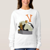Sweatshirt Scooby-Doo | V est pour Vampire (Devant)