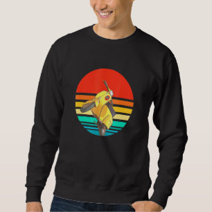 Sweatshirt Scooter Conducteur Retro Classic Motorbike Moped