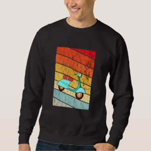 Sweatshirt Scooter électrique Vintage Retro Sunset Electric M