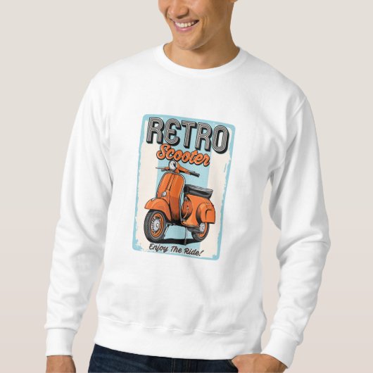 Sweatshirt Scooter Retro (Devant)