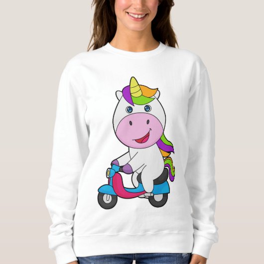 Sweatshirt Scooter Unicorn (Devant)