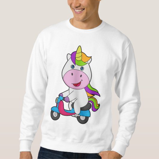 Sweatshirt Scooter Unicorn (Devant)