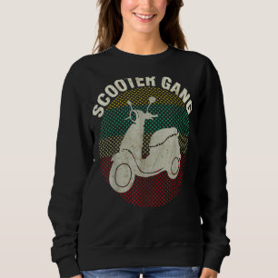 Sweatshirt Scooter vintage Gang Scooter Motorbikes Rider