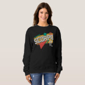 Sweatshirt Scorpio 90s Horoscope Zodiac Sign Astrology (Devant entier)