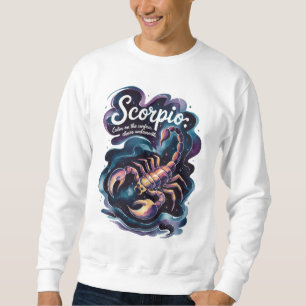 Sweatshirt Scorpio : Calme à la surface, Chaos Sous le plaisi