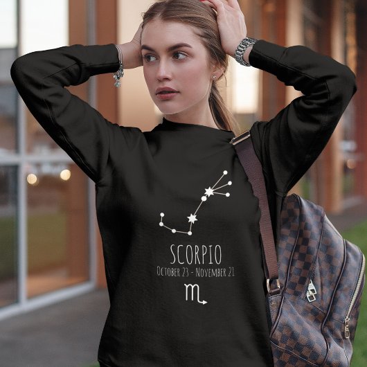 Sweatshirt Scorpio | Constellation Zodiaque personnalisée