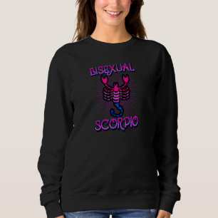 Sweatshirt Scorpion Bisexuel signe Zodiaque Anniversaire Fête