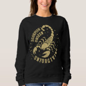 Sweatshirt Scorpion inaperçu impitoyable (Devant)