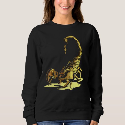 Sweatshirt Scorpion or Arachnid Scorpio Zodiac (Devant)