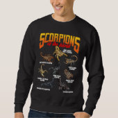 Sweatshirt Scorpions Animals of the World Arachnology Animal (Devant)