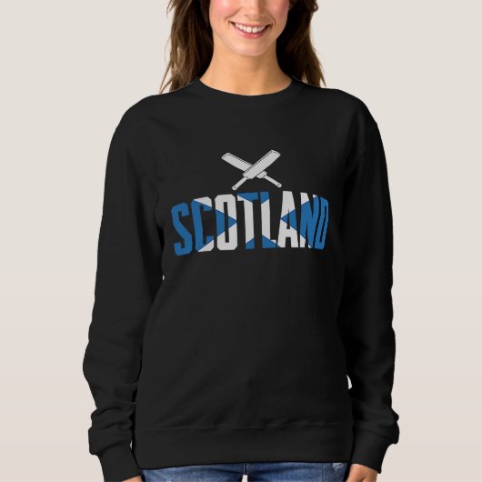 Sweatshirt Scotland Cricket Player  Cricket Sport (Devant)