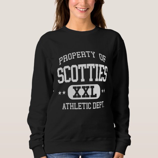 Sweatshirt Scotties Retro Athletic Property Dept (Devant)