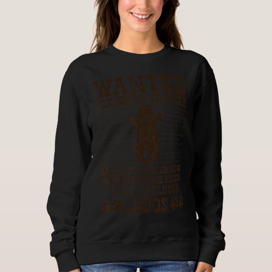 Sweatshirt Scottish Terrier Personal Stalker Chien Walker Chi (Devant)
