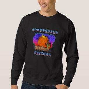 Sweatshirt Scottsdale Arizona Desert Sunset Scene