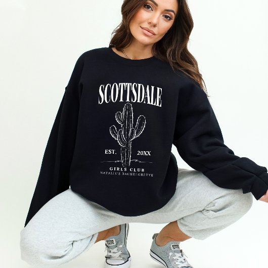 Sweatshirt Scottsdale Bachelorette Custom Luxe Social Club