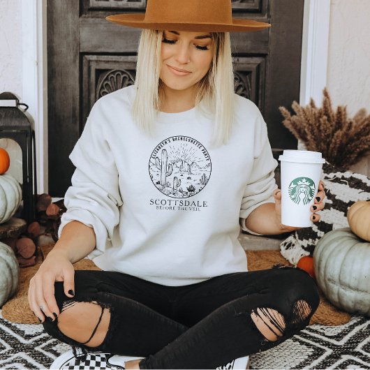 Sweatshirt Scottsdale Bachelorette Weekend Bridesmaies Custom