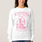 Sweatshirt Scottsdale Bachelorte Party Social Club (Devant)