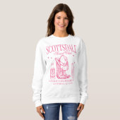 Sweatshirt Scottsdale Bachelorte Party Social Club (Devant entier)