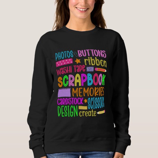 Sweatshirt Scrapbooking Scrapbook (Devant)