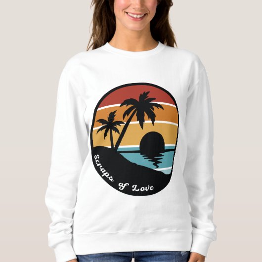Sweatshirt Scraps of Love Tropical Escape (pas d'info sur la  (Devant)