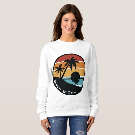 Sweatshirt Scraps of Love Tropical Escape (pas d'info sur la  (Devant entier)