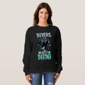 Sweatshirt Scuba Diver Scuba Diving Expert Open Water  2 (Devant entier)